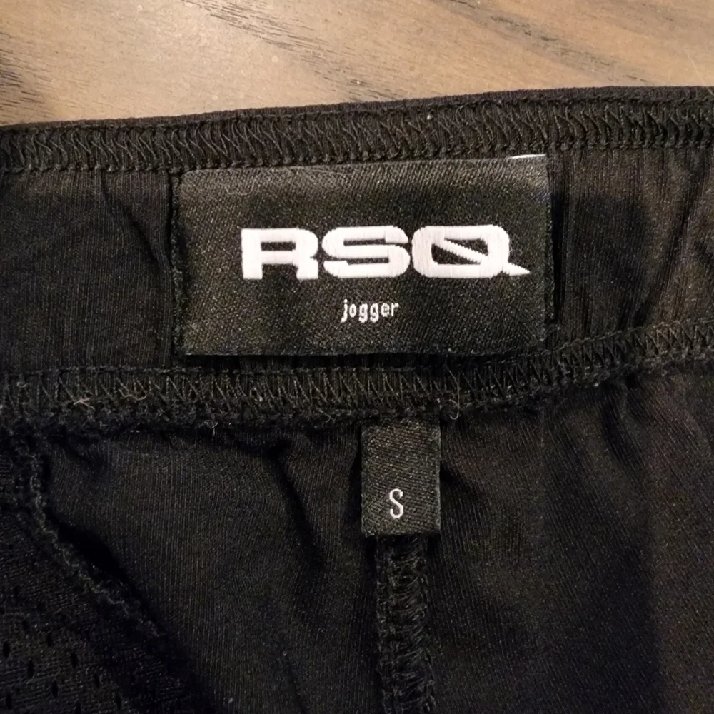 Tilly's Black RSQ Men's Active Jogger pants with Elastic Waist and Cuffs Size S